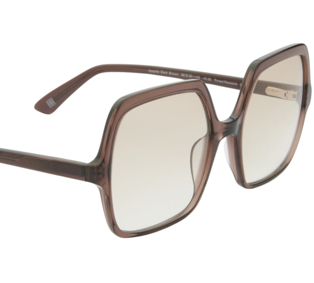 Natalie Tinted læsebrille - mørkebrun